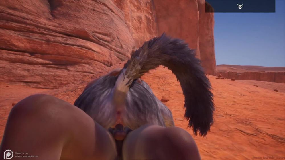 WILD LIFE RASHA / WOLF GIRL / FEMALE WEREWOLF PORN HD