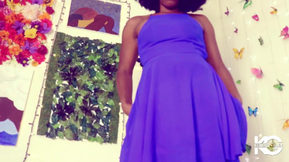 No Panties Tease In My Fave Dress