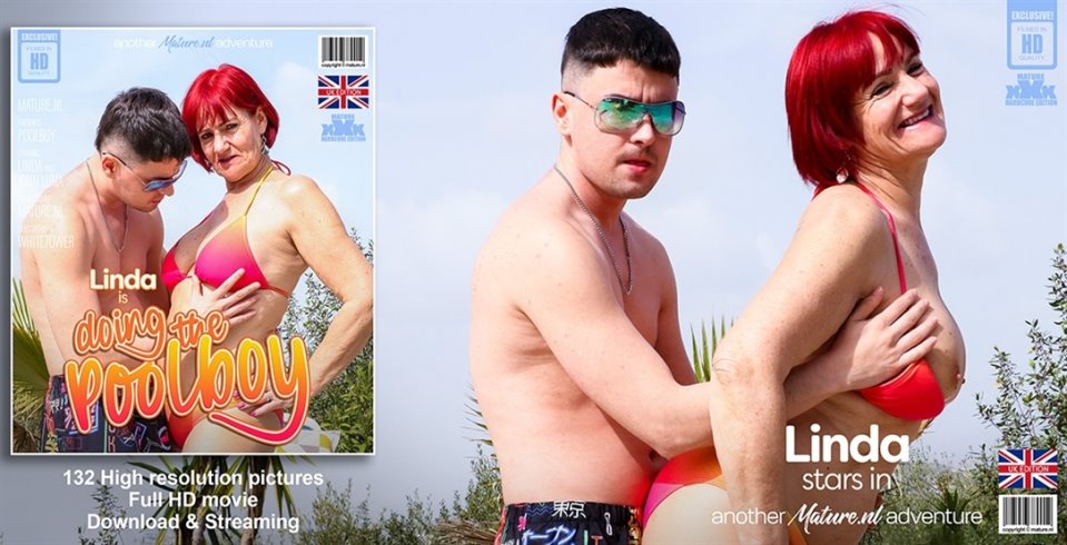 John Luna Poolside Seduction Granny Linda Seduces The Young Poolboy