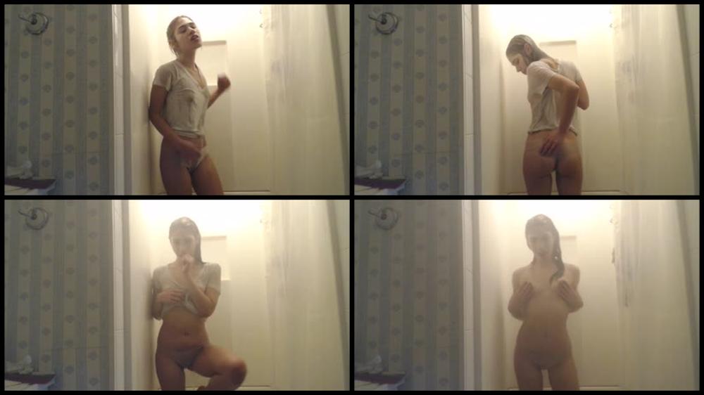 Sasha V Wet T Shirt Shower Ride