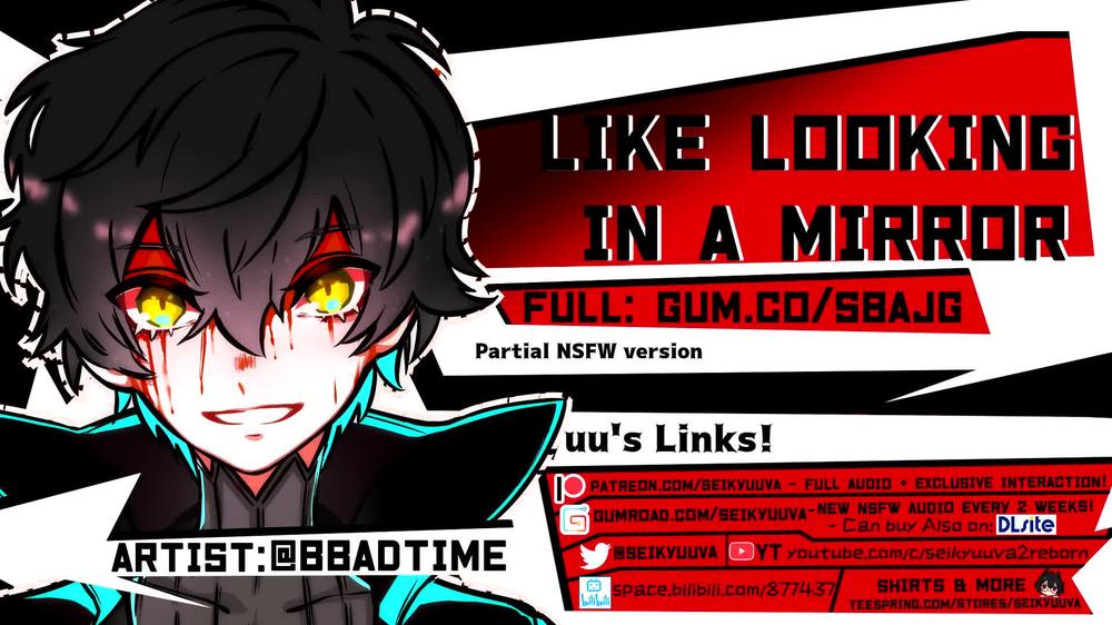 [PERSONA5 ASMR] "Mirror" Joker Loves You & Shadow Joker Fucks You