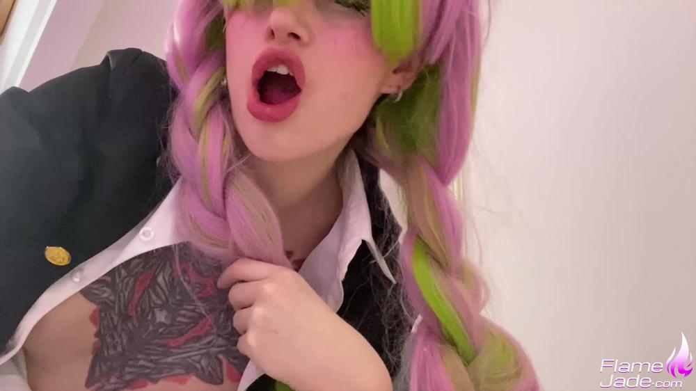 Flame Jade Mitsuri Kanroji Swallows Iguro Cum Manyvids