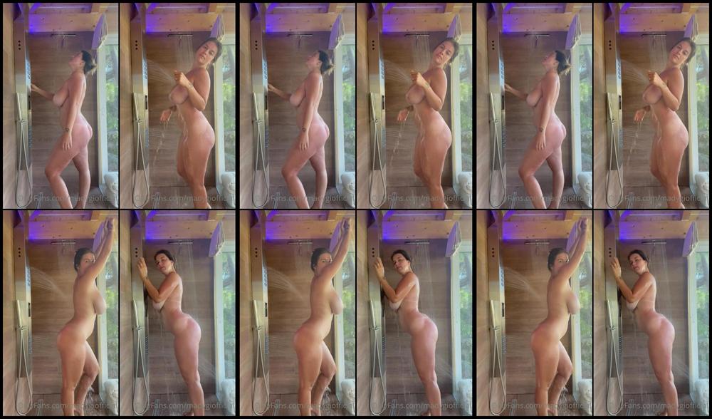 Mady Gio Topless Shower