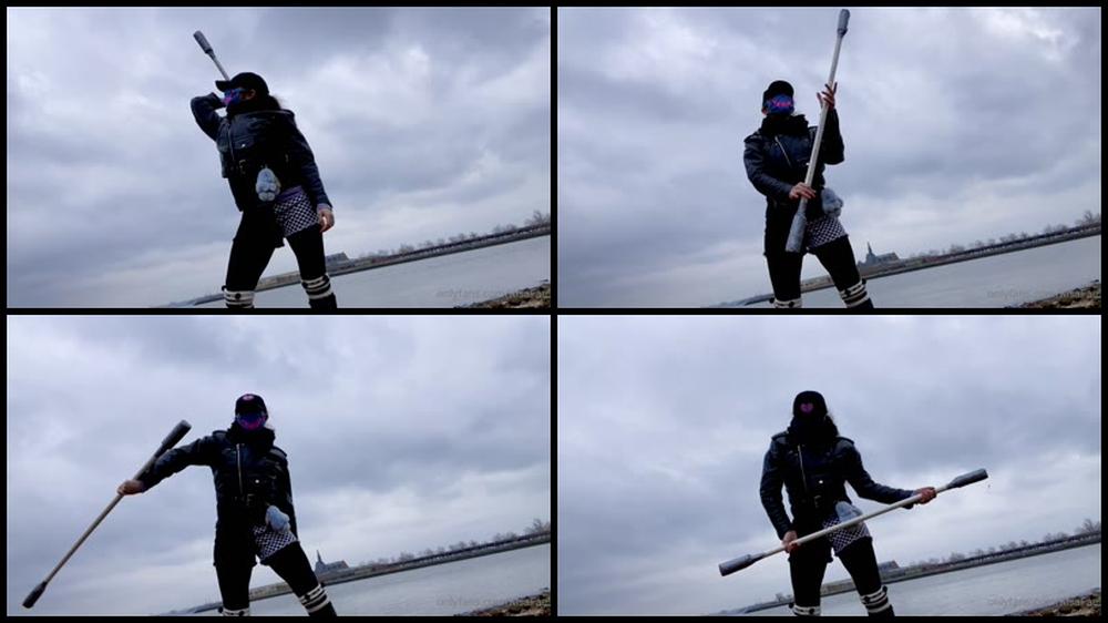 Kisafae 16 01 2021 2009606046 Took My Practice Staff To The Park This Morning I Need Some Pretty Tape To Wrap This Bad