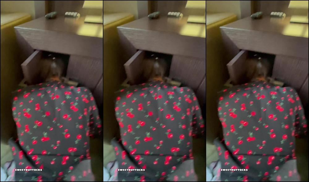 The maid got stuck in the closet and was fucked by a hotel guest