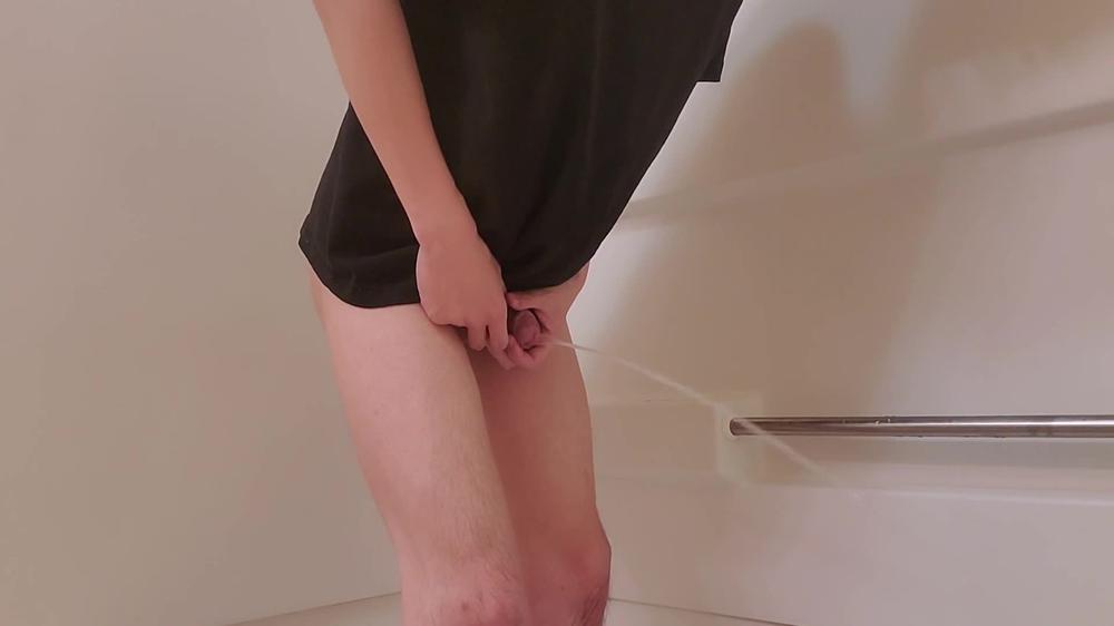 Truly piss desperation and solo Masturbation