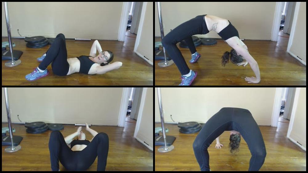 Canadiansammy Sammy Does Some Backbends During Workout 2015 07 06