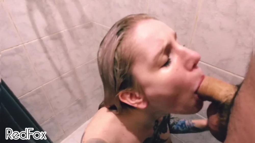 In The Shower Dormitory Young And Wet Student Fucked In The Mouth Redfox