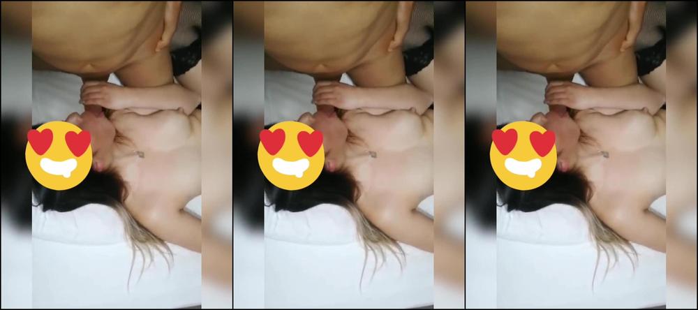 Creampie and cum face to mexican bitch