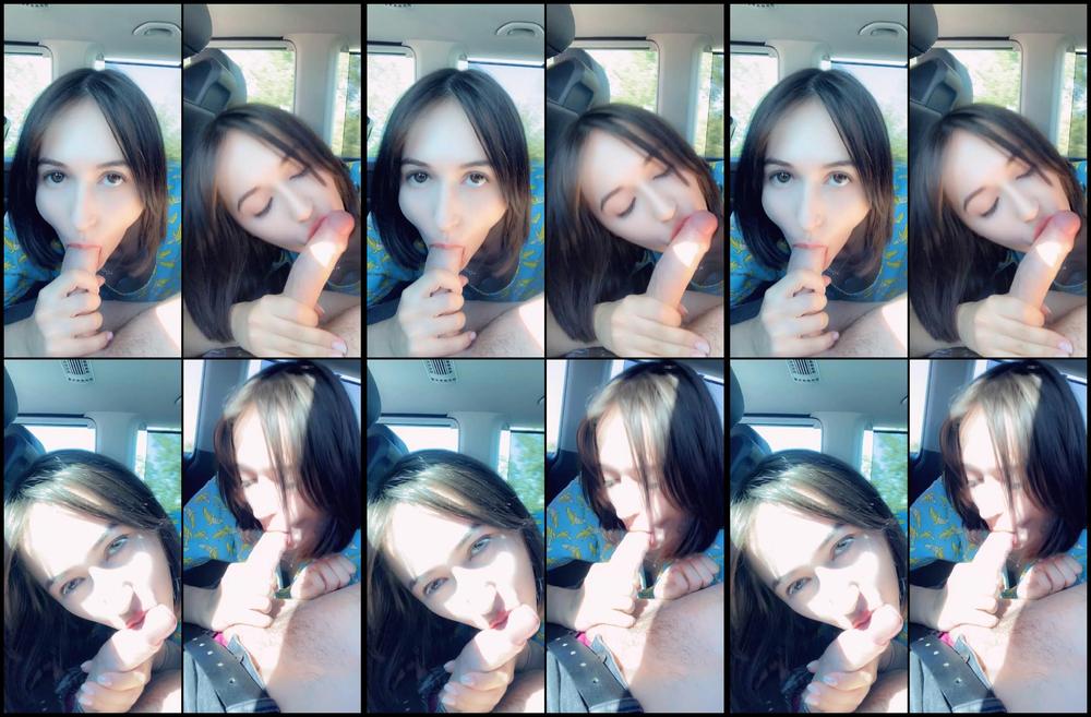 Blowjob In A Car When My Friends Didn   T Notice Me