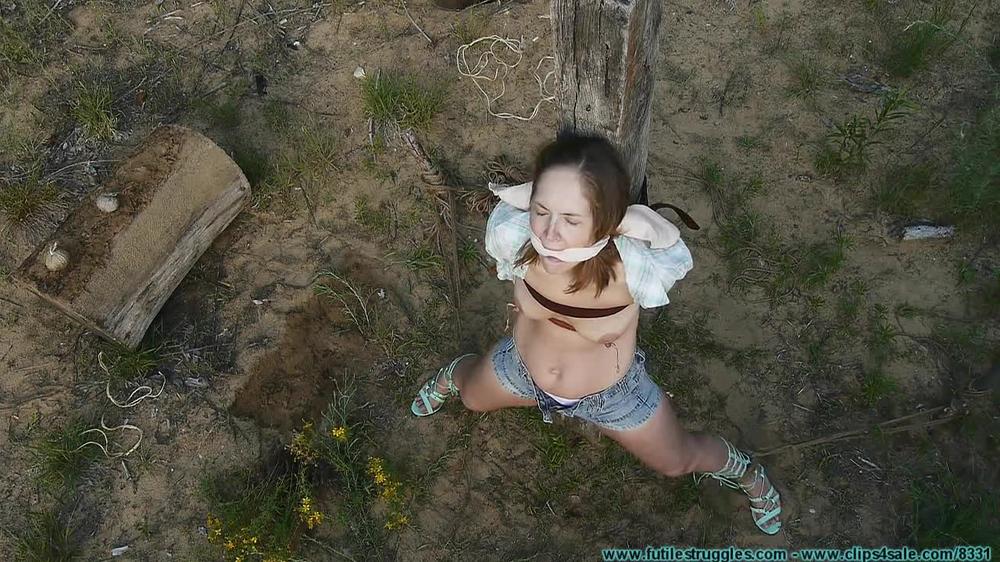 Punishing Outdoor Bondage For Rachel 3