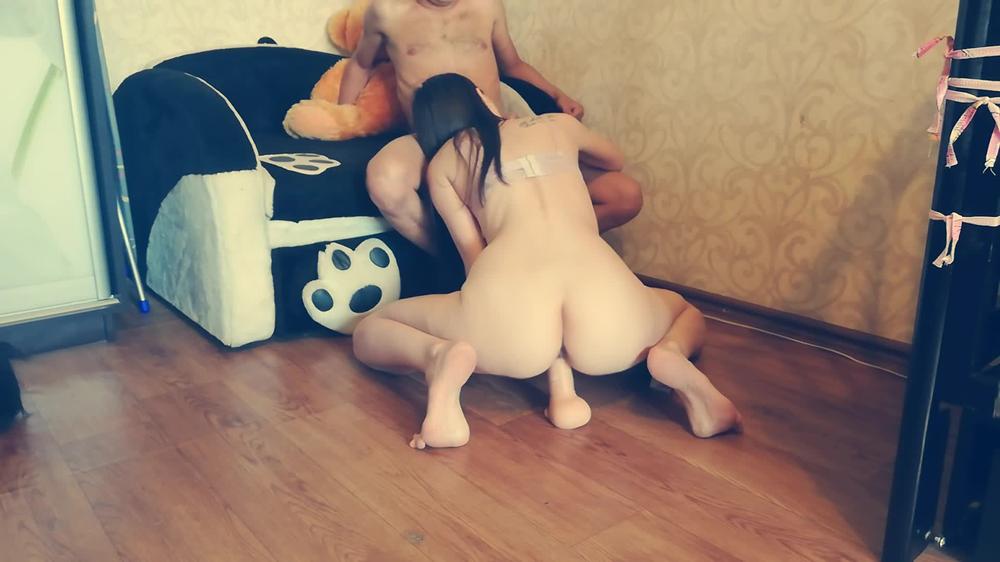 Sex with wife and dildo