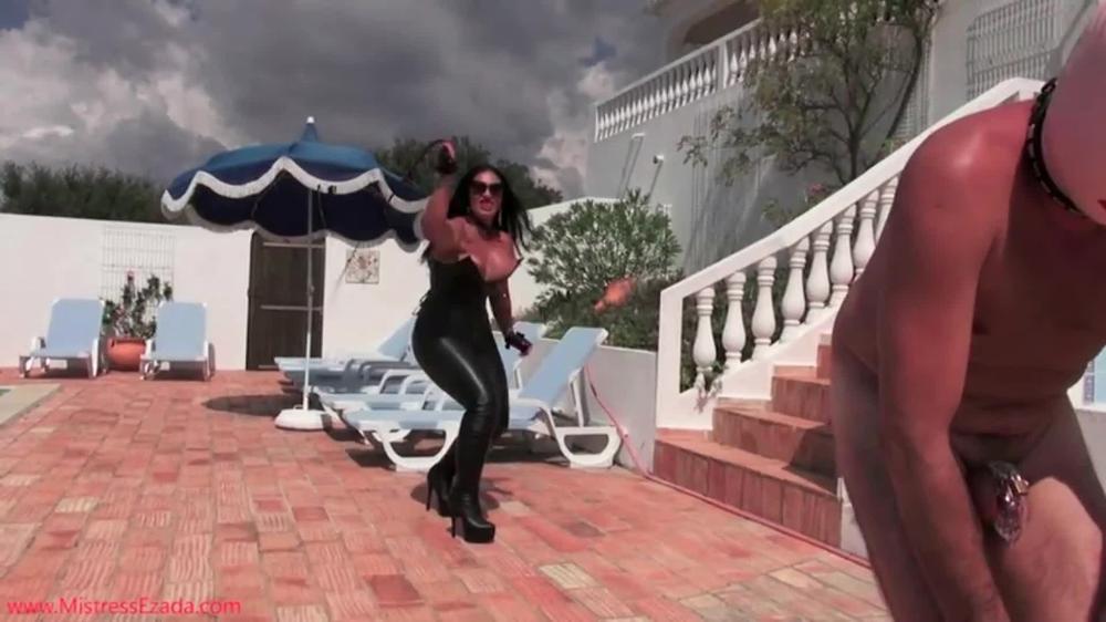 Ezada Sinn - Hot Poolside Whipping