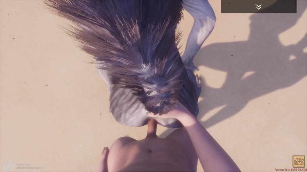 Wild Life / Rasha Furry Wolf Girl POV Fucking HD