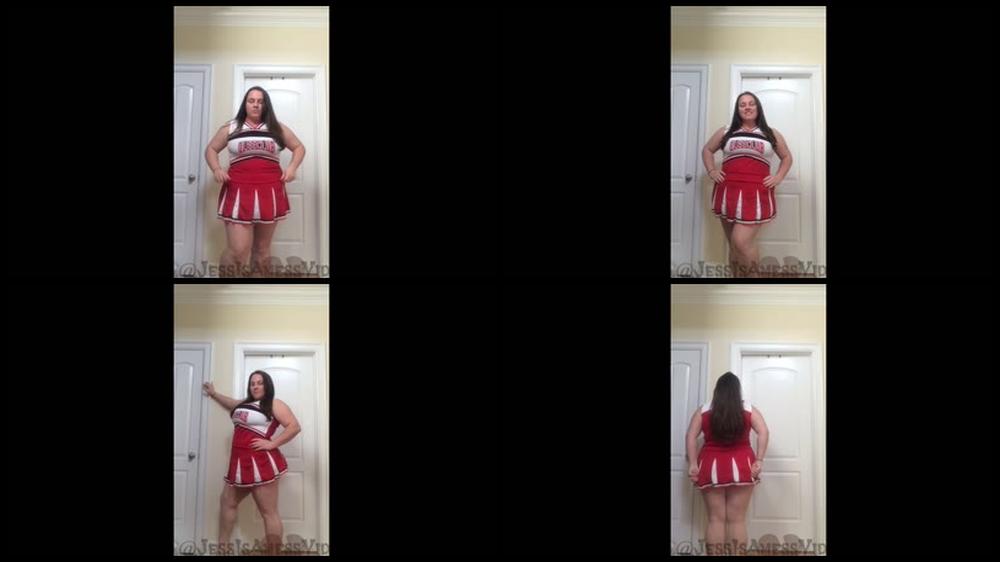 Jessisamessvids Free Vid Cheer Costume Try On Model
