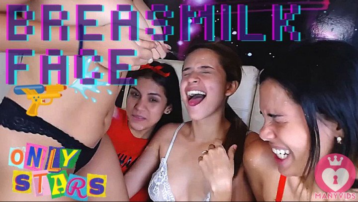 Onlystars Girls Get Their Breast Milk On The Face
