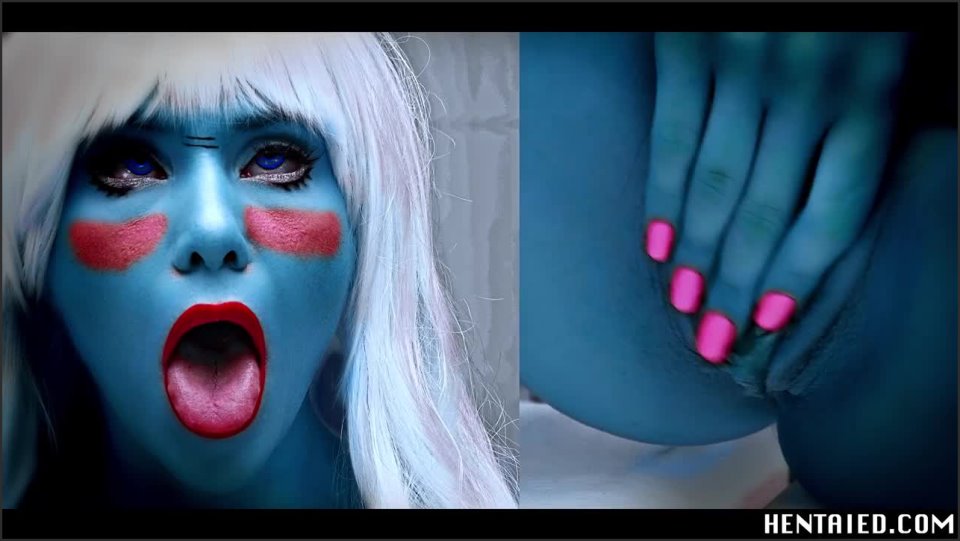 Joi-Red-Pussy-Blue-Alien