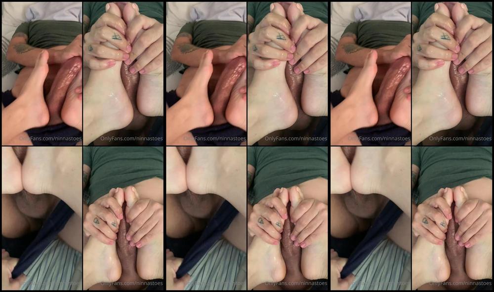Ninnastoes 20 08 2022 2568259174 Teasing And Leaking I Love Getting My Toes Fucked