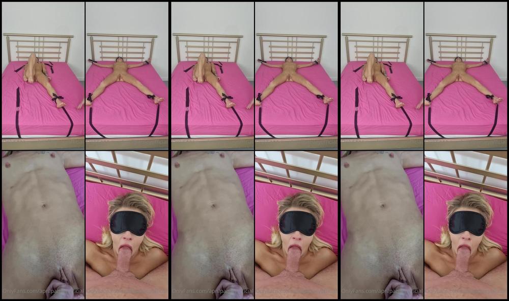 Aprilpaisleyofficial 15 02 2022 2364627810 Time For Some Fun Tie And Tease Finishing With A Huge Come Load From Emojizzmanstud All O