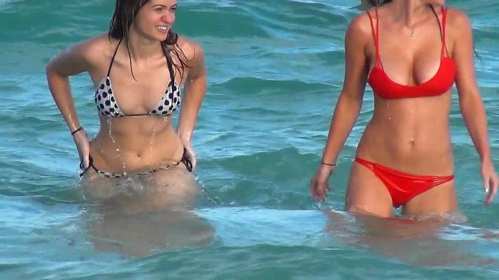 Ginny And Niki Skyler At The Beach