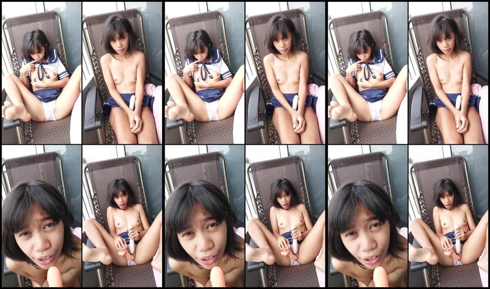 Creamberryfairy   Student Fucking Herself In The Balcony   Manyvids