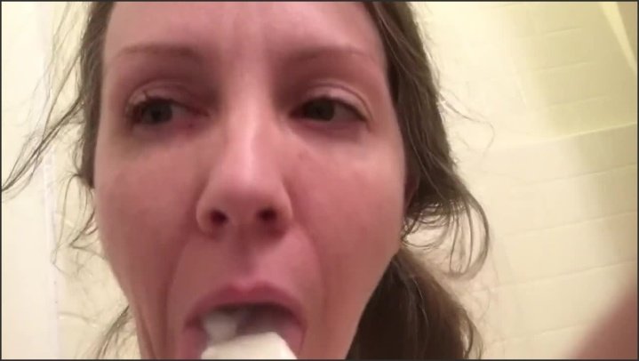 Hairy Milf Lily Lark Gets Messy With A Creamy White Coconut Popsicle