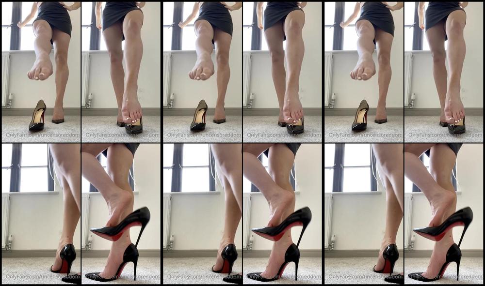 Uncensoreddom 20 09 2020 928890574 Six Glorious Minutes Of Foot Worship Worship My Louboutins Soles In Silen