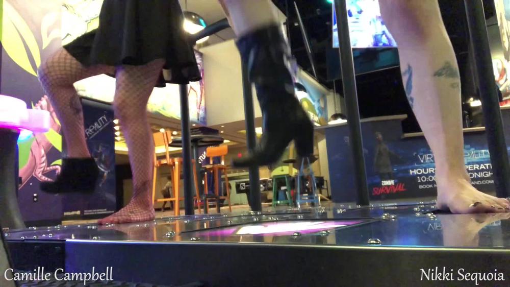 Nikki Sequoia Two Girls One Shoe Dancedance Revolution