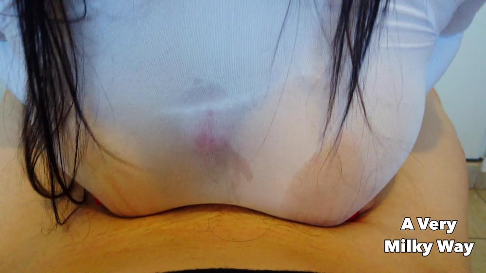 Handjob and thin top paizuri tit fuck