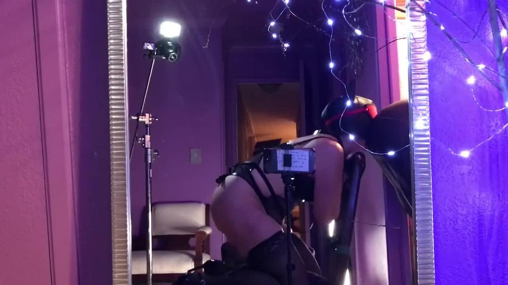 Ass fucked mouth gagged kinky MILF GILF cleans BBC hole w tongue