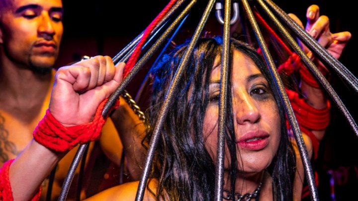 Kitty J Xxx Caged Dungeon Anal