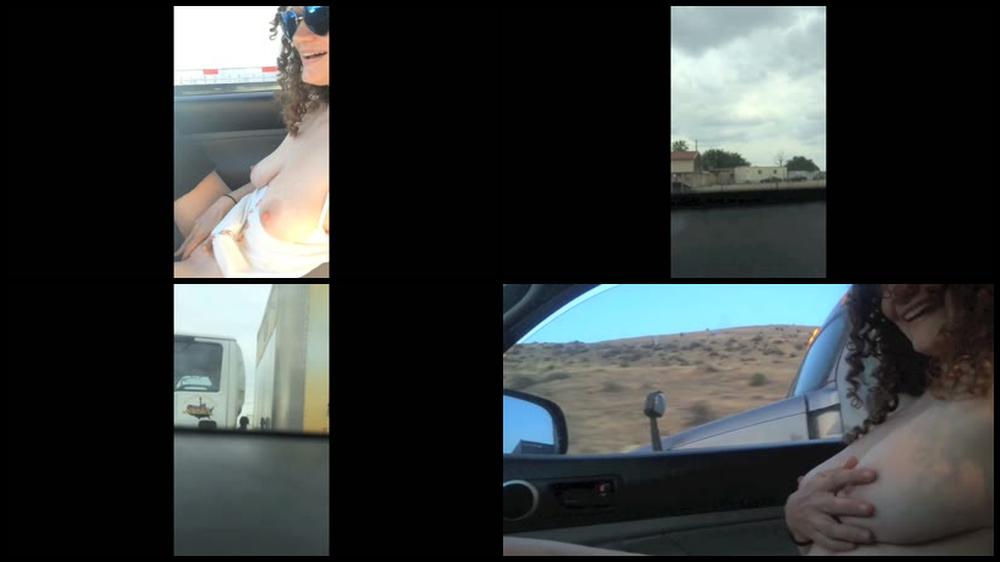 Blueeyedgypsy Flashing And Cumming With Truckers