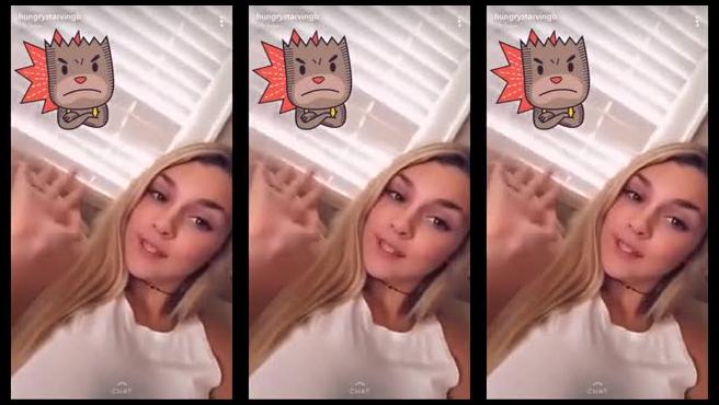 Gabbie Carter - Hungrystarvingb Aka Imawful69 Nude Snapchat Leak
