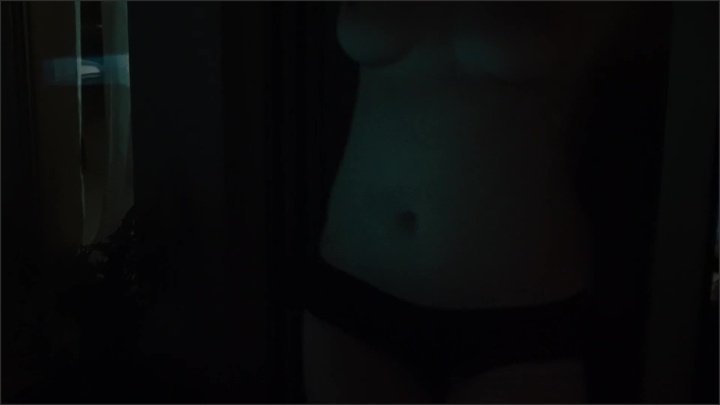 Ginger Ale Ginger Dancing Naked In The Rain Redheaded Girl With Big Natural Tits