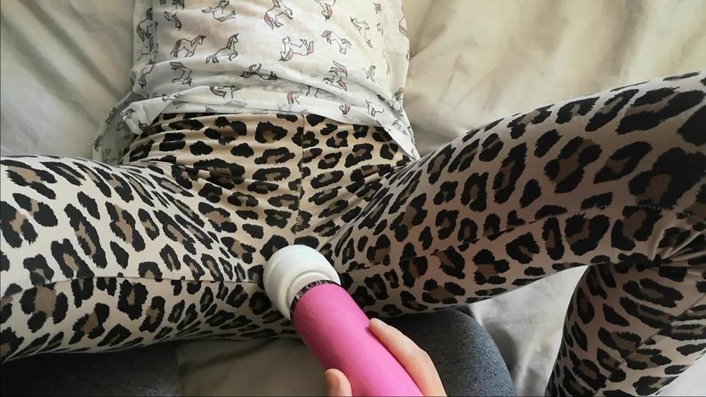 cute lesbian sub begs to cum || loud, screaming, trembling, intense orgasm
