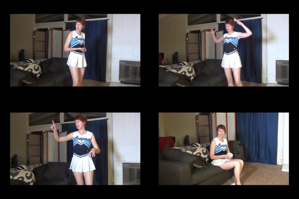 Cougar Cheerleader Strips