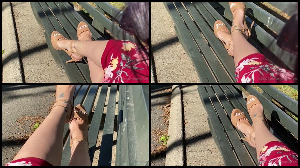 Tatianasnaughtytoes 20 10 2020 1110973893 New 2020 10 20 White Pedicure Nude Heels2 Decided To Do A Second Video As The First O