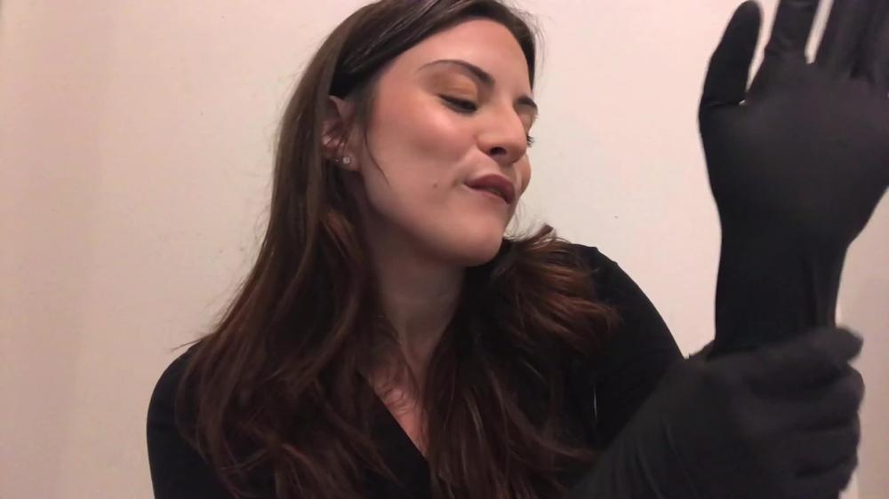 Kallmekrystal Femdom Nurse In Black Latex Gloves Manyvids