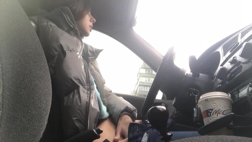 038 In Car Real Public Masturbation