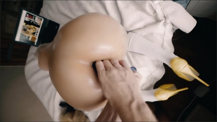 Ass Streching By Big Toys And Multiple Loud Anal Orgasms