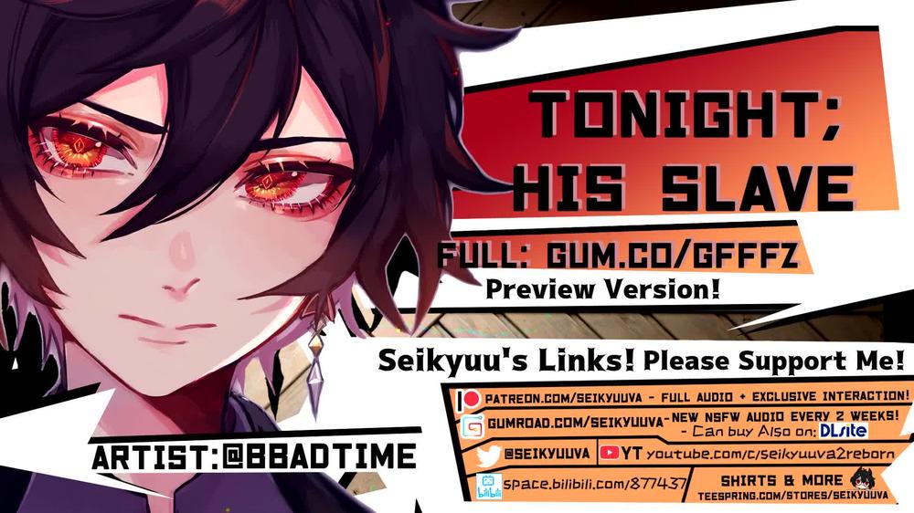 Genshin Impact Zhongli's BDSM Slave Tonight!  Full: gum.co/GfFfZ