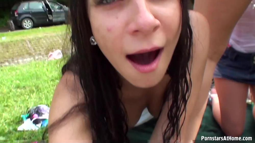 Pornstarsathome - 2012.06.22 340 Virus Vellons, Rachel Evans, Leony Aprill, Rihanna Samuel - Water Balloons, Piss Showers, And Funky Fuckers Part2 1080P
