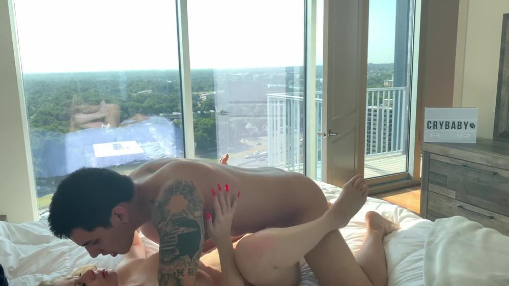 026 Young Hot Couple Passionate Fuck With Stunning City Views_Stephanie Vixen_1080P