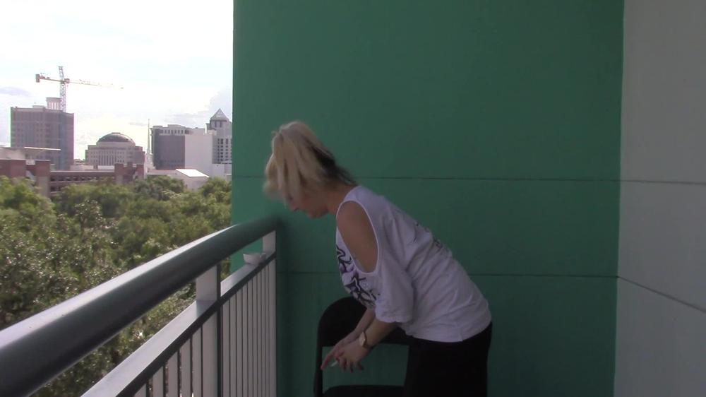 Hope Harper Smoking Outside Hd