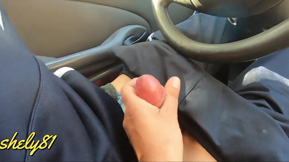 Can't Handle Orgasm and Quickly Squirts Everywhere - Premature Cumshot (Cut scene) Public Dick Flash