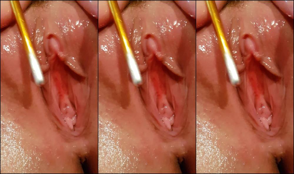 Strawberrycamgirl Oil Pussy Clit Stick Play Squirt