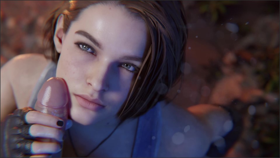 Jill Valentine Remake Facial Cleavage