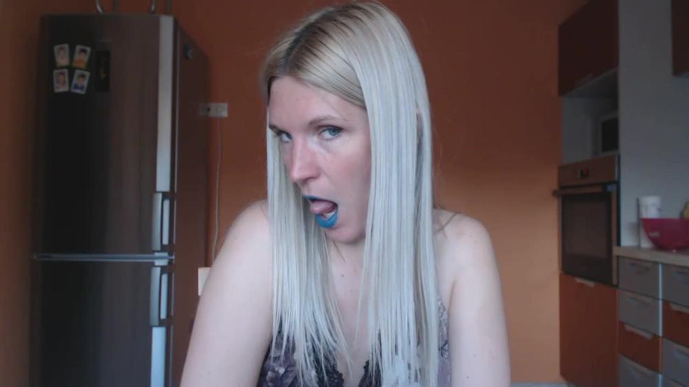 Lilcharlotte Blue Lipstick Lip Play Manyvids