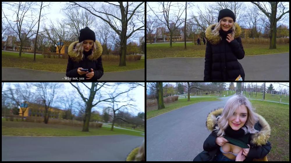001 Cute Teen Swallows Cum For Cash   Public Blowjob In The Park By Eva Elfie Eva Elfie 1080P