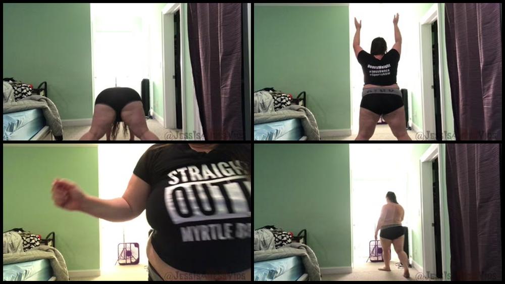 Jessisamessvids Sporty Bbw Flip Flop Twerk Tease